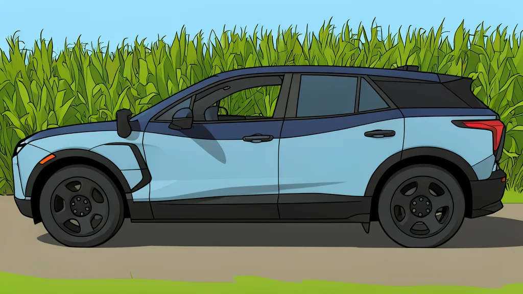 A sleek, modern electric vehicle parked on a quiet suburban street with a charging cable connected to a wall-mounted unit