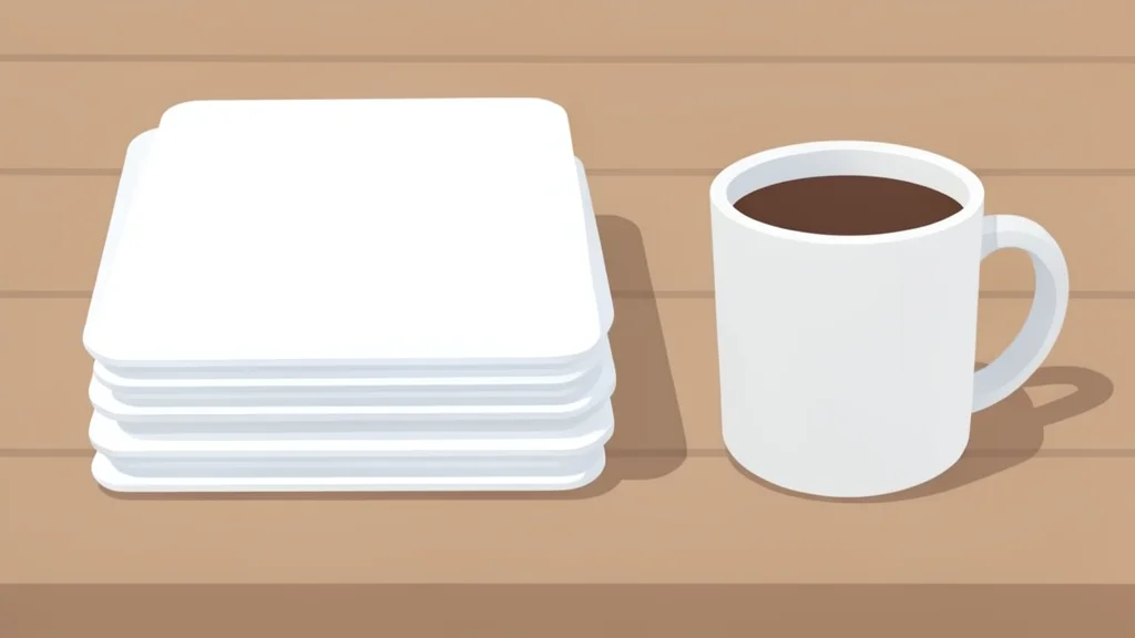 A stack of neatly organized paper files sitting on a wooden desk next to a coffee cup