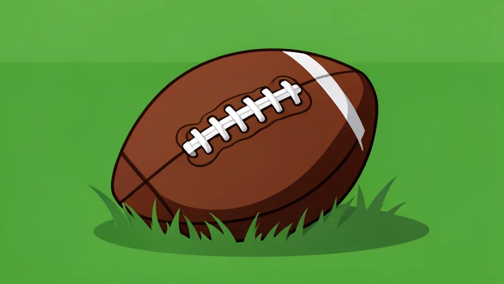 A green football field with white yard lines and a goalpost in the distance