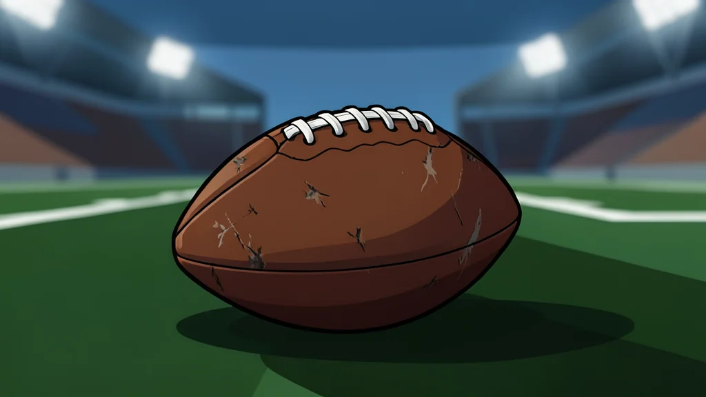 A green grass football field with white yard lines and goalposts in the distance