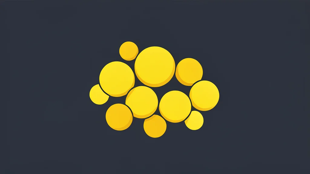 A cluster of golden-yellow oil droplets resting on a dark surface