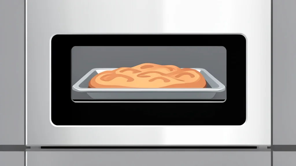 A modern stainless steel kitchen oven with a digital control panel and a tray of prepared food inside