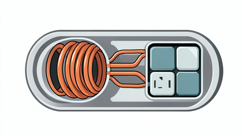 A cross-section of an electric vehicle motor and battery pack