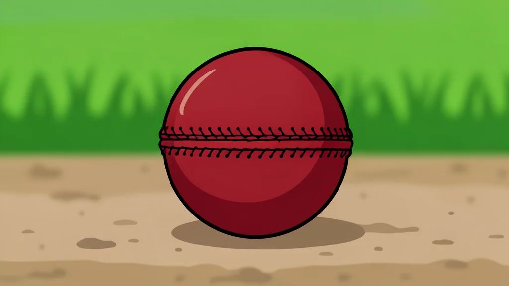 A cricket bat resting on a grassy field with a stumps set in the background