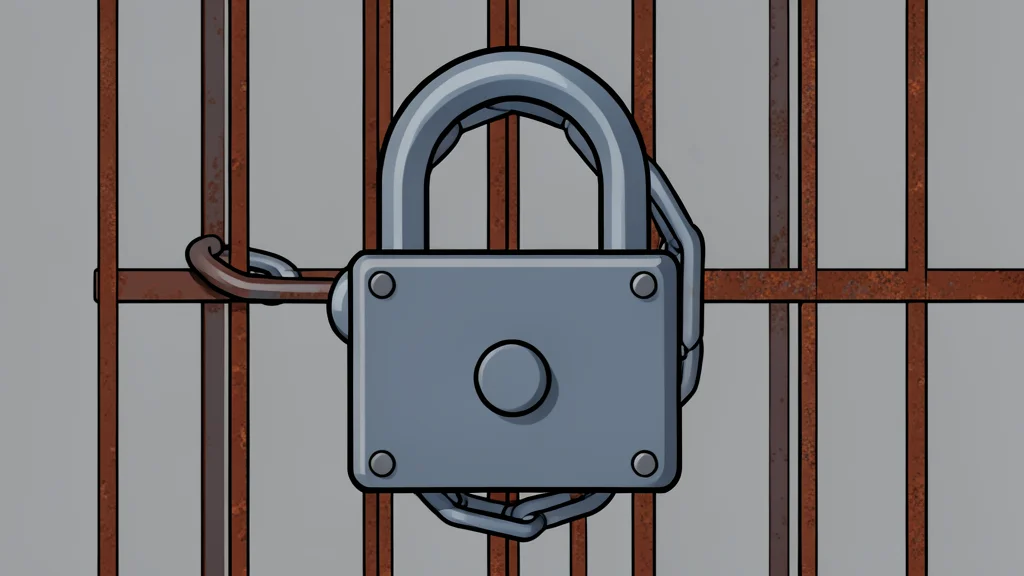 A large, intricate mechanical lock with multiple tumblers and a keyhole, symbolizing control and security mechanisms.