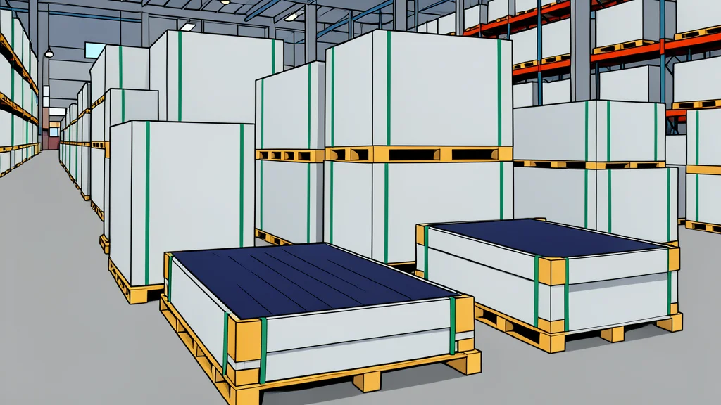 A field of solar panels under a clear sky