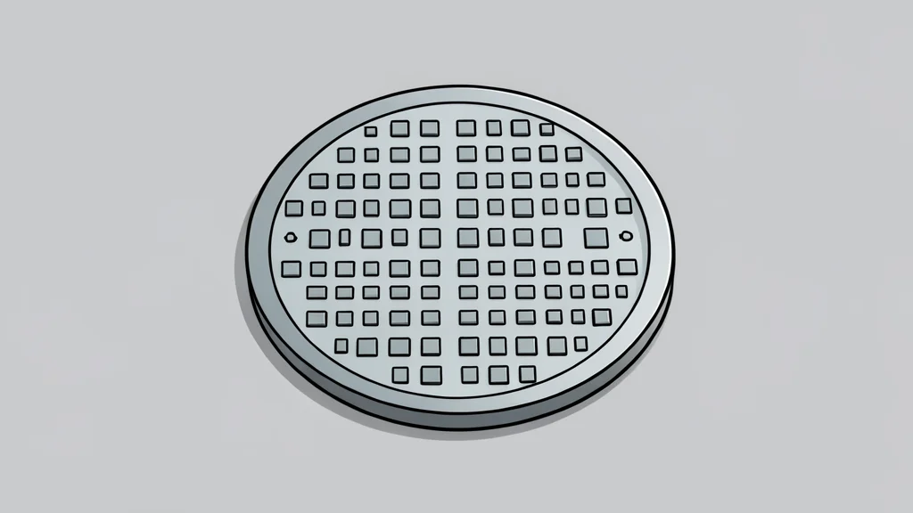 A modern semiconductor wafer resting on a cleanroom table