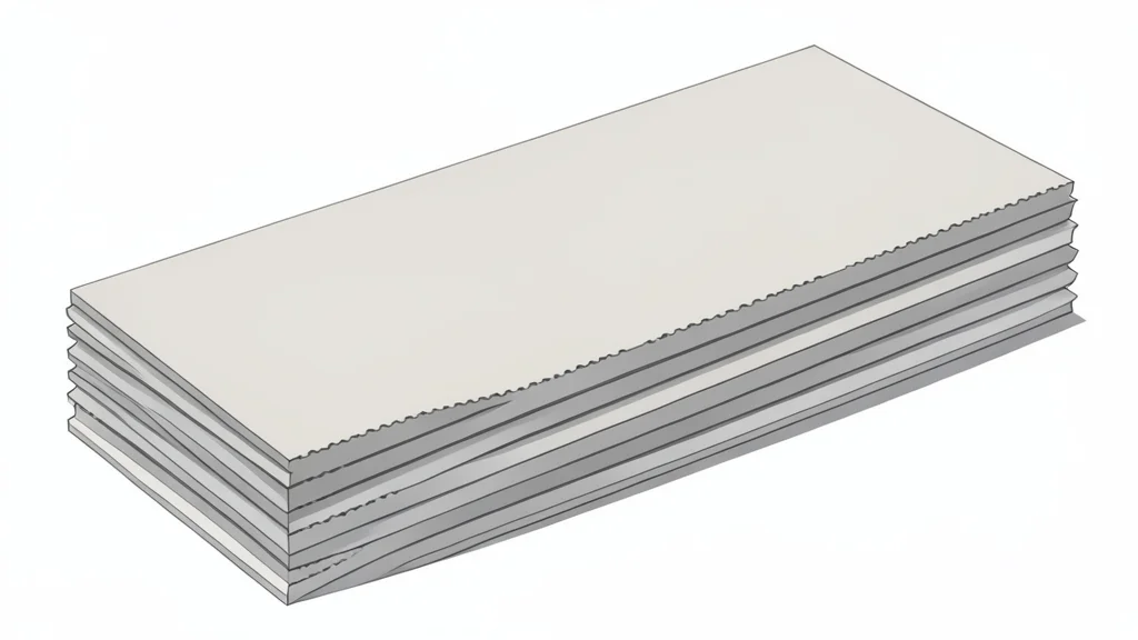A stack of long, rectangular paper bonds with perforated edges