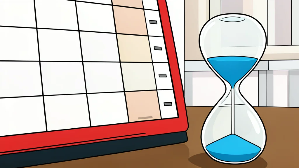 A stack of gold coins next to a calendar page