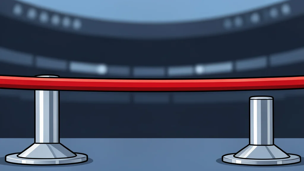 A large, empty wrestling ring with red ropes and turnbuckles under bright stadium lights