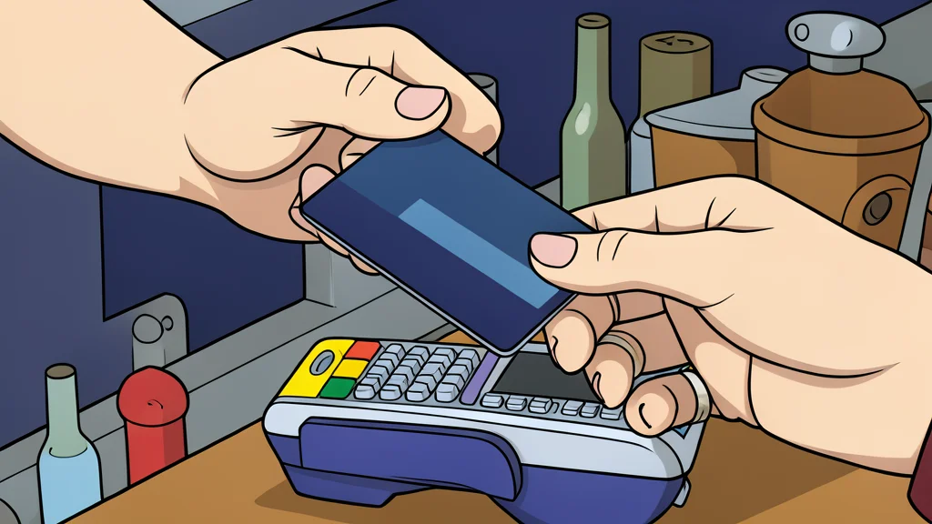 A digital banking interface on a tablet screen showing a savings account balance