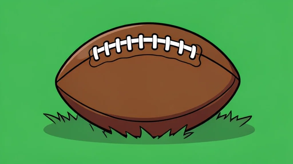 A green football field with white yard lines stretching into the distance under stadium lights