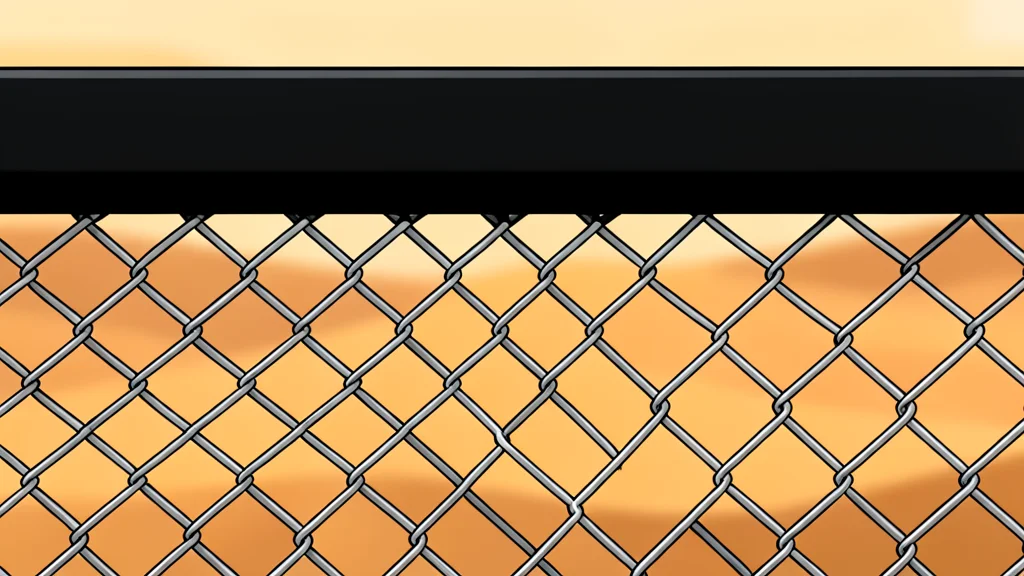 A padded octagonal cage structure with a central fighting mat