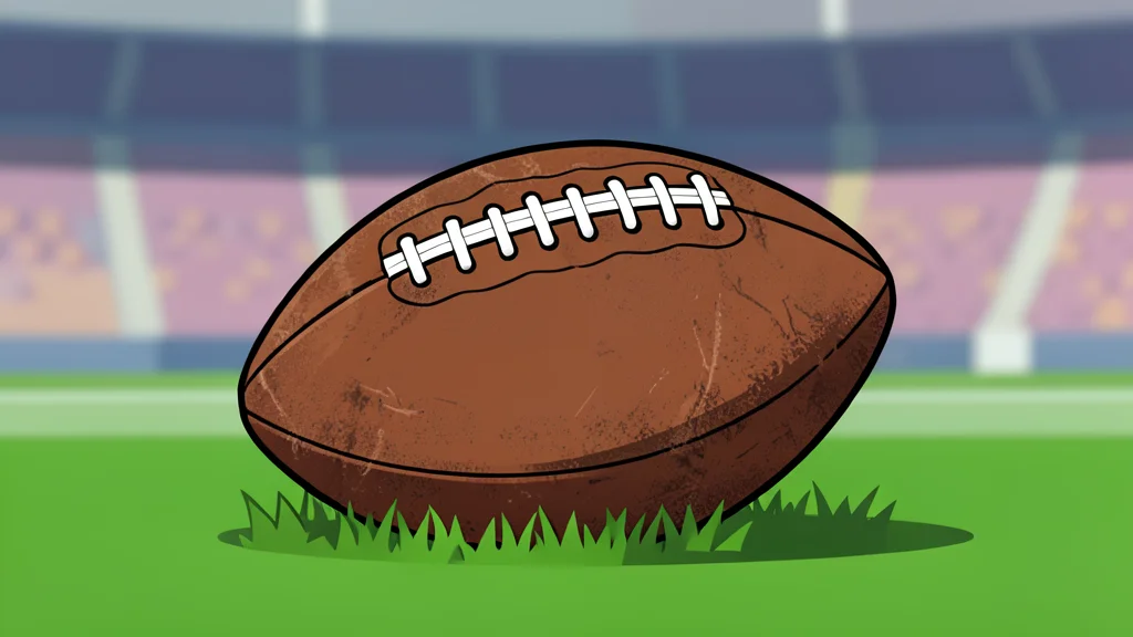 A vast, open-air stadium with green grass and white yard lines stretching into the distance under a clear sky.
