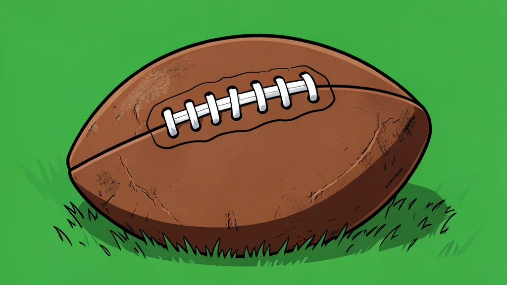 A green grass football field with white yard lines and goalposts in the distance