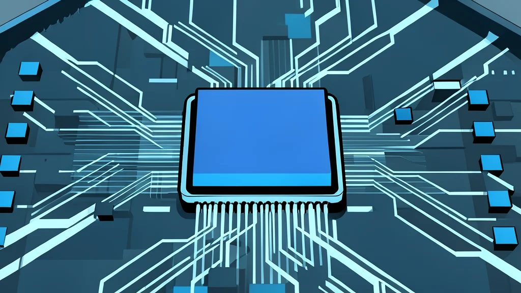 A digital containment barrier with a small gap, surrounded by abstract geometric shapes representing data packets