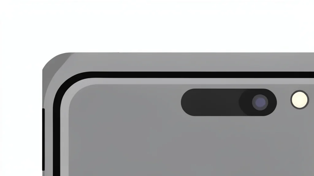 A physical smartphone with a full QWERTY keyboard below a small rectangular screen