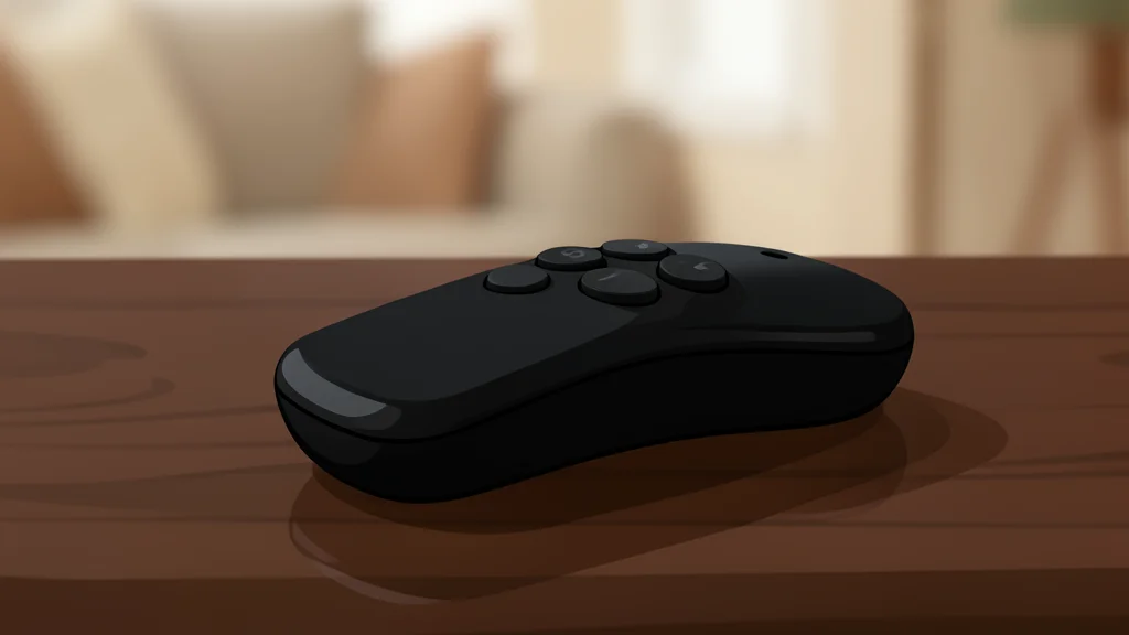 A modern flat-screen television displaying a colorful abstract streaming interface