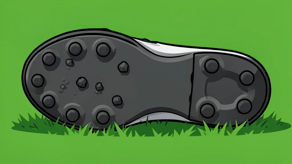 A football helmet resting on green grass