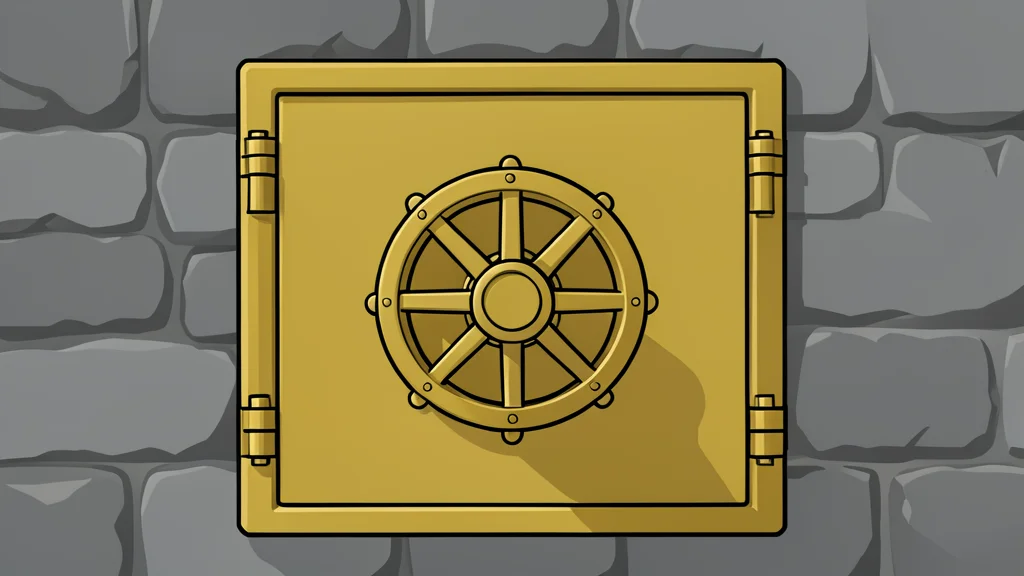 A digital representation of a stock certificate resting on a blockchain node