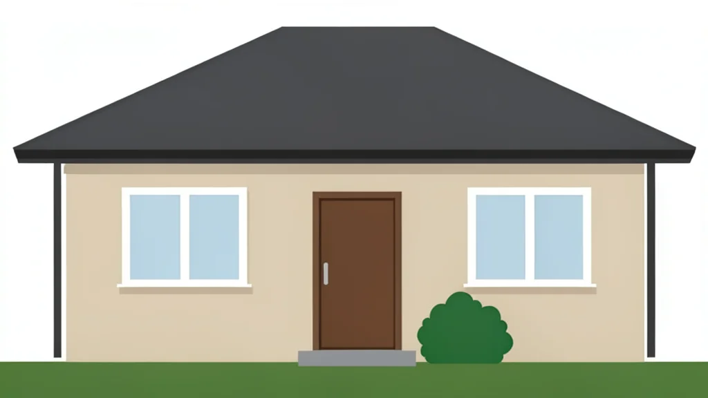 A single-family house exterior with a front door and windows
