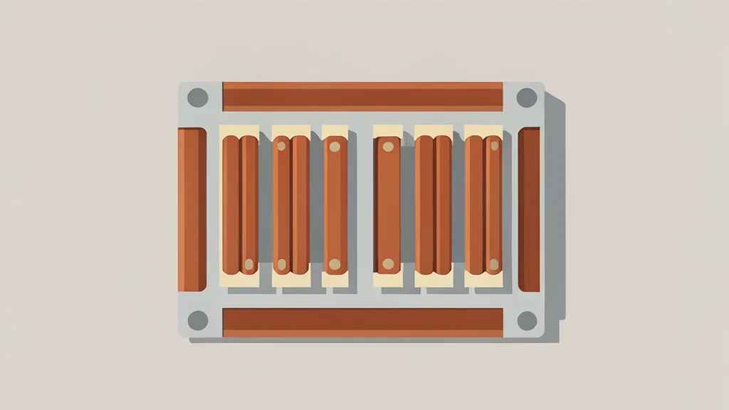 A heavy-duty industrial electrical switchgear unit with copper busbars and insulated components