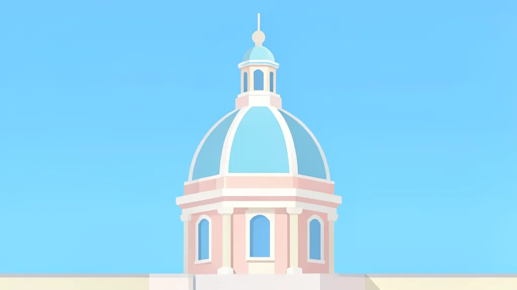 A state capitol building dome under a clear sky