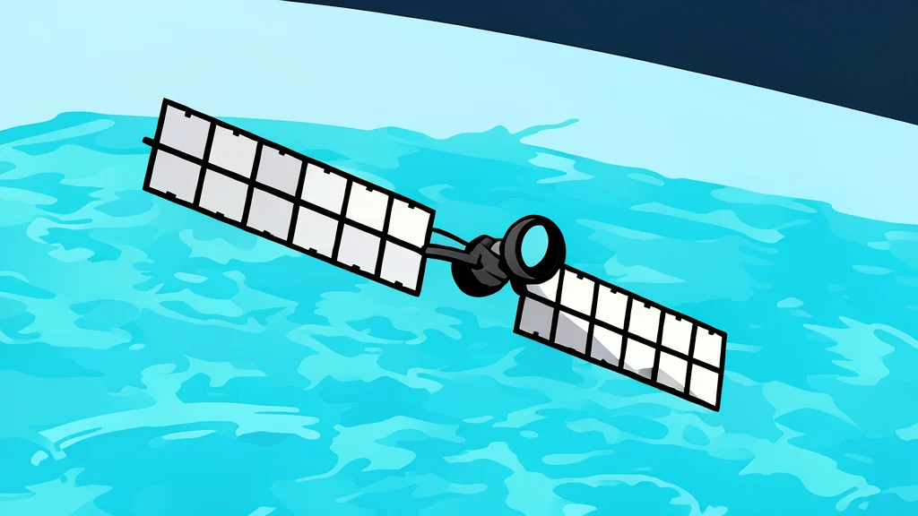 A rocket ascending from a ship deck on the open ocean