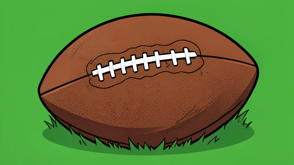 A wide view of a green football field with white yard lines and distant goalposts under a clear sky