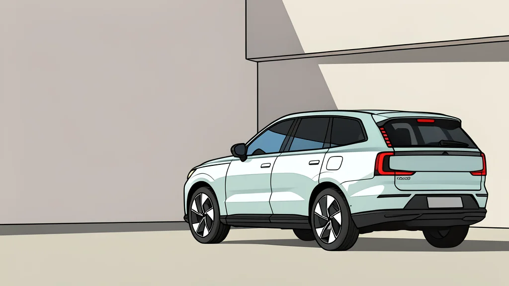 A sleek, modern sedan parked on a quiet suburban street