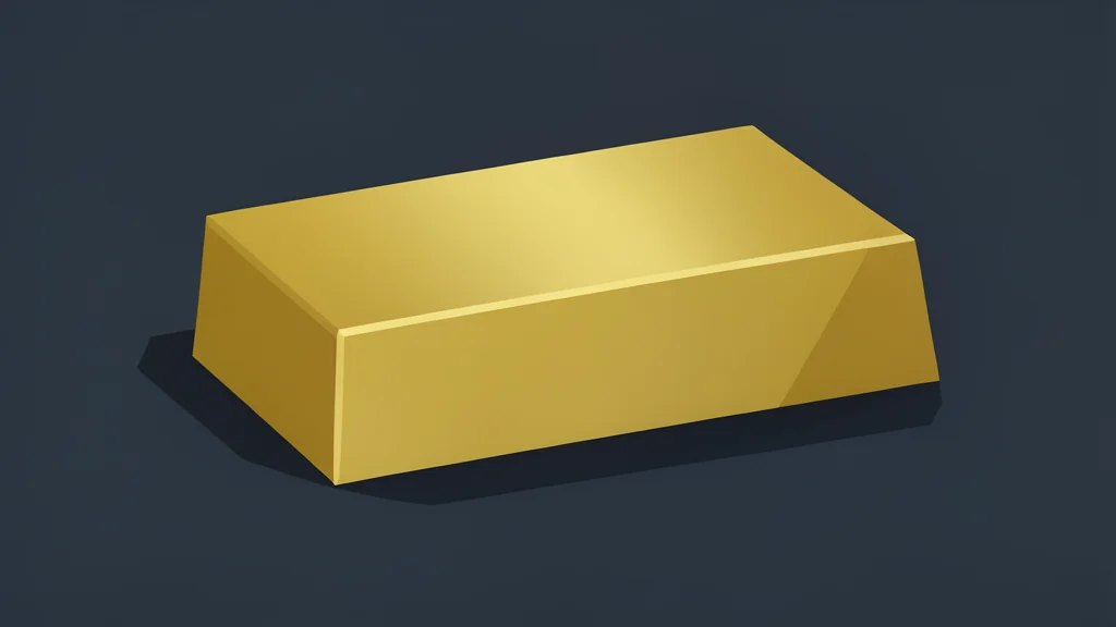 A pile of shiny, yellow bullion bars resting on a dark surface