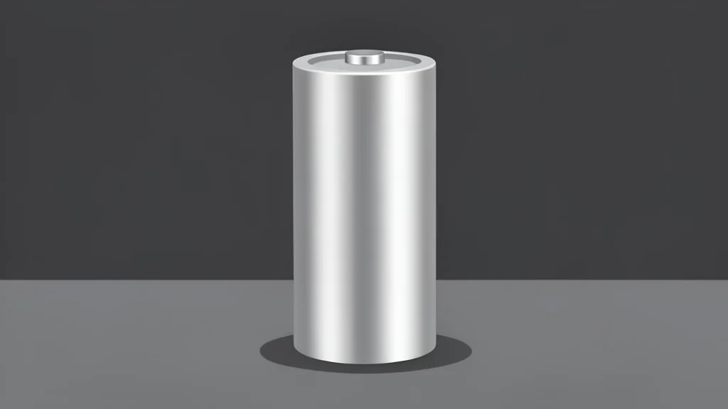 A cross-section of a cylindrical battery cell showing layered internal structures and a solid electrolyte core