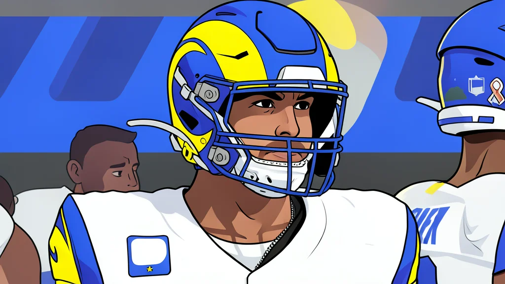 A white football helmet resting on green grass with a dark facemask.