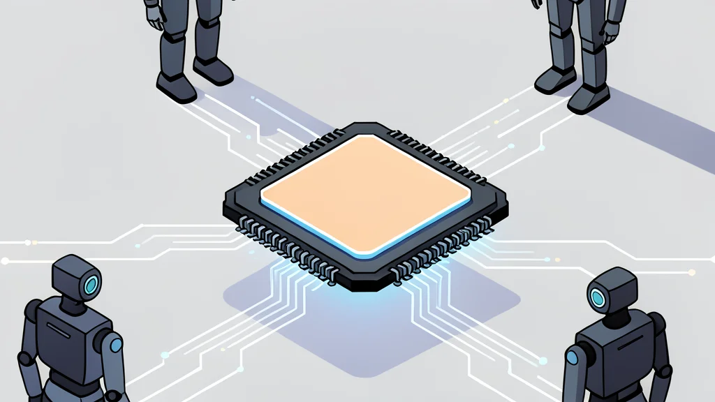 A sleek, bipedal robot standing in a clean, white laboratory environment