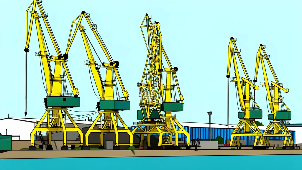 An industrial oil rig structure standing in a desert landscape