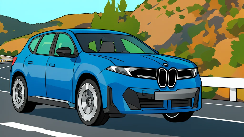 A sleek, modern electric SUV parked on a quiet suburban street next to a residential charging station