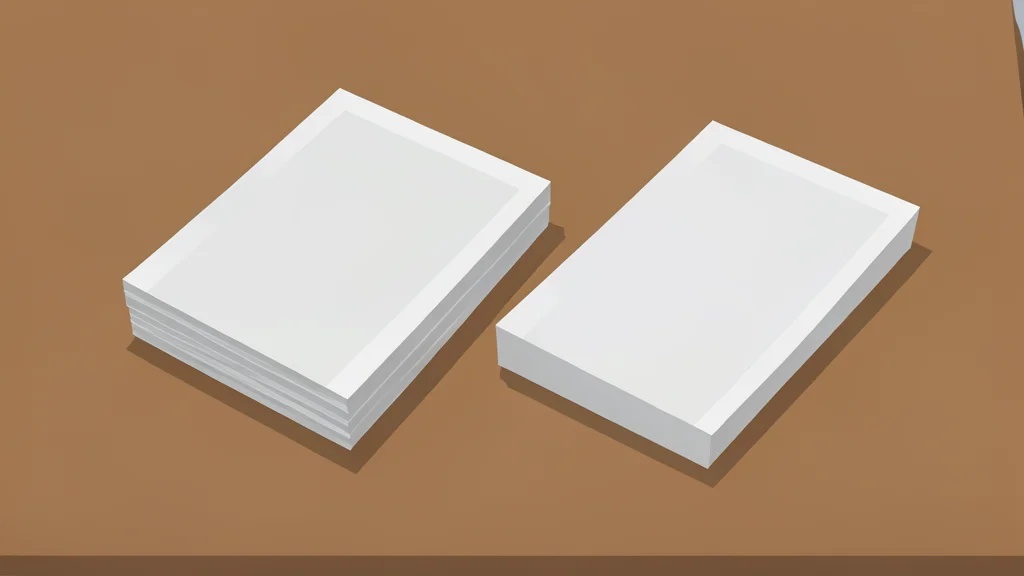 Two stacks of government bond certificates resting on a wooden desk