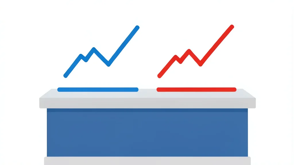Abstract representation of currency exchange dynamics using geometric shapes