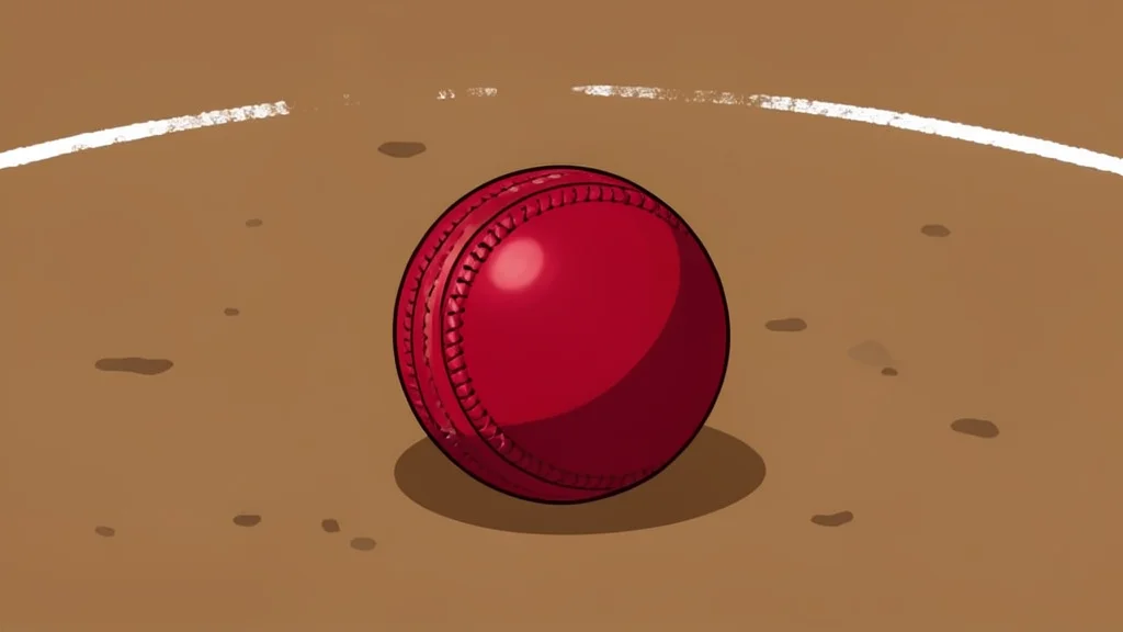 A cricket bat resting on a green grass field.