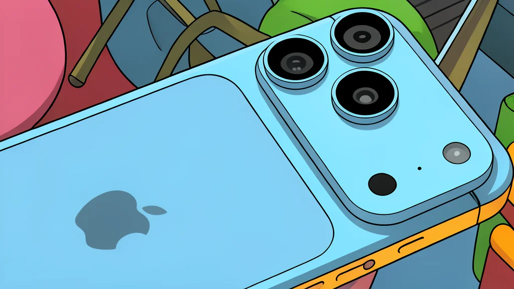 A sleek, metallic smartphone with a small pill-shaped cutout at the top of the screen, resting on a neutral surface.