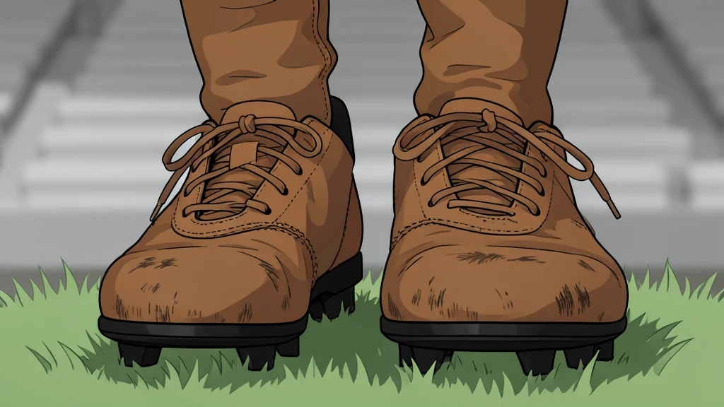 A football resting on green grass