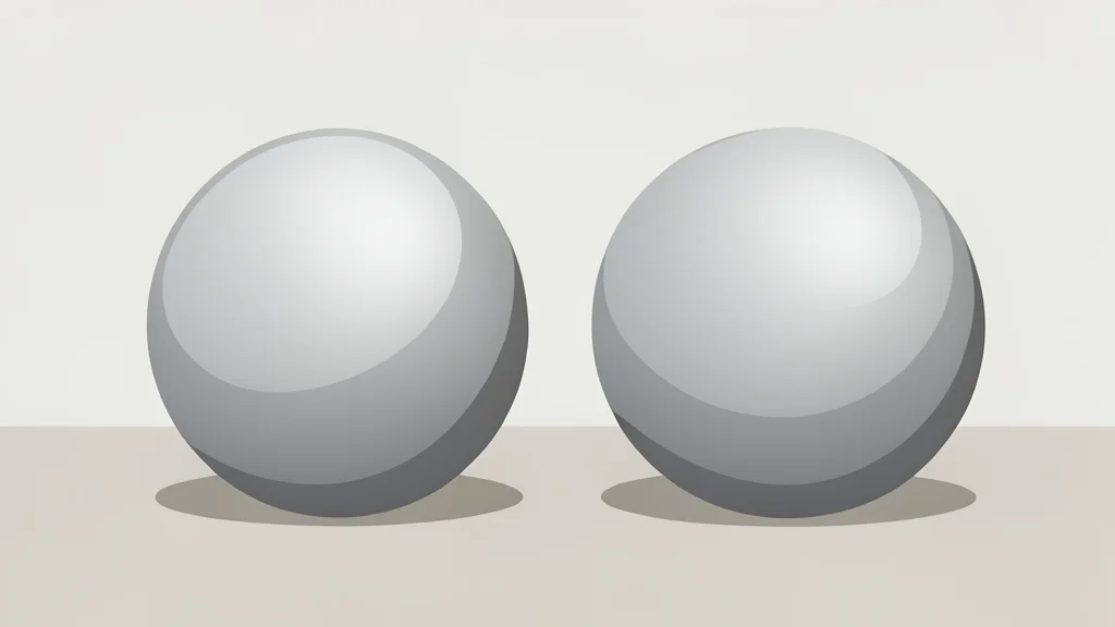 Two large, polished stone spheres resting on a flat surface, symbolizing balance and negotiation