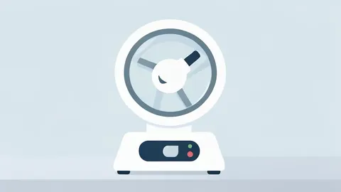 A white laboratory centrifuge spinning on a clean benchtop