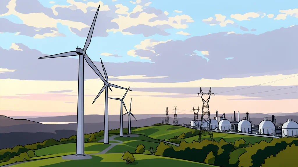 A large industrial battery storage unit standing in a field