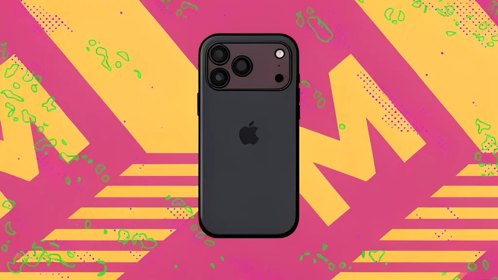 A sleek, modern smartphone resting on a clean, minimalist surface