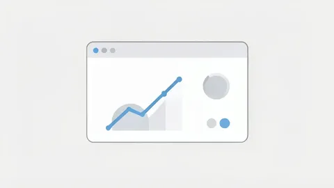 A minimalist web browser window displaying a clean dashboard interface with simple charts and status indicators