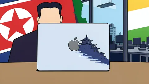 A laptop computer with a glowing screen sitting on a desk next to a coffee cup