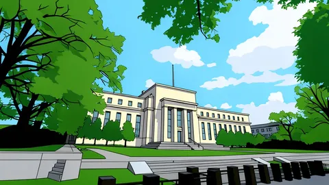 A large classical bank building with tall stone columns and a heavy bronze door