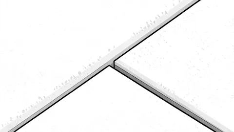 A grey octagon marked on a white martial arts mat