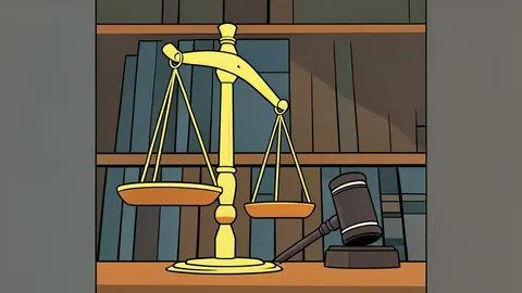 A wooden gavel resting on a sound block next to a stack of legal books